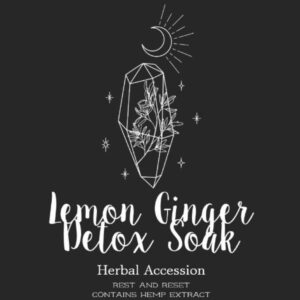 Lemon Ginger Detox Soak